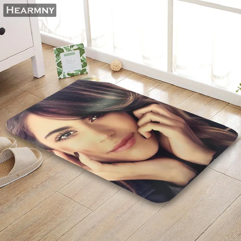 HEARMNY, Новое поступление, коврик для двери, Tini Stoessel, домашний коврик, машинное производство, противоскользящий ковер, для гостиной/прихожей, коврик для ванной, для детей, подарок - Цвет: 6