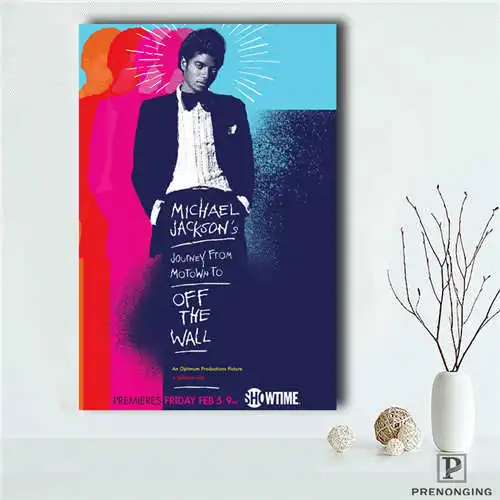 Rectangle Poster На заказ Майкл Джексон(3) печатные плакаты тканевые настенные художественные картины для декора гостиной#18-12-05-1-46 - Цвет: Rectangle Poster