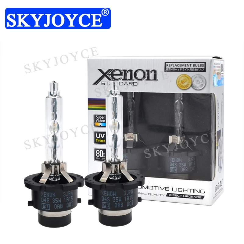 SKYJOYCE Super Vision D2S D4S HID светильник почка 12 в 35 вт 4300K 6000K 8000K лампочка для