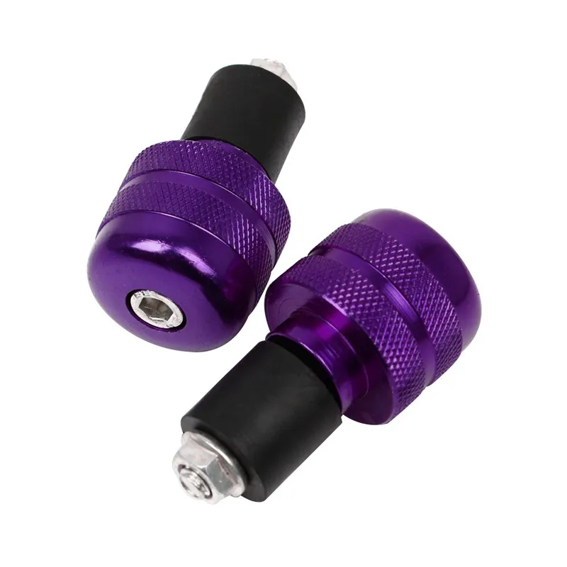 2x 7/8 &quotмотоциклетная Антивибрационная рукоятка Торцевая Заглушка с
