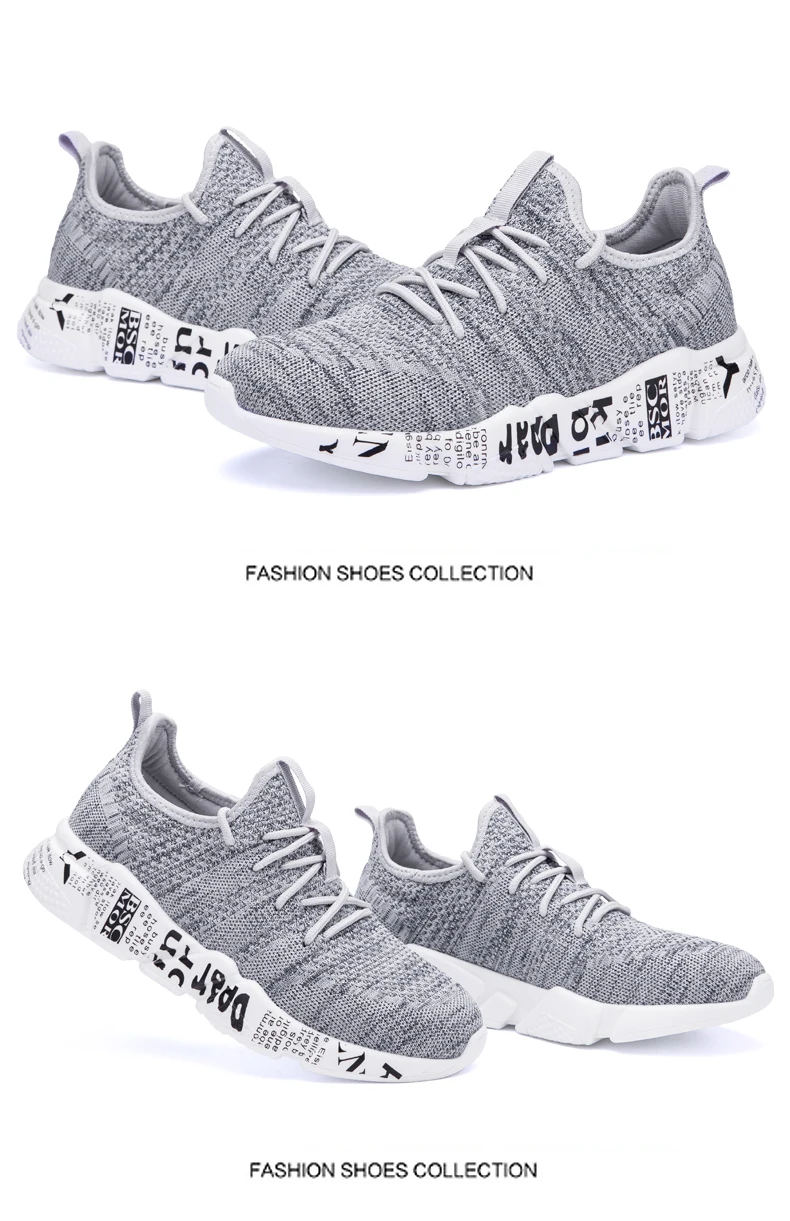 AODLEE мужская повседневная обувь Flyknit дышащие размер плюс 39-46 кроссовки мужские Tenis Masculino adulto весенние Легкие мужские туфли повседневная