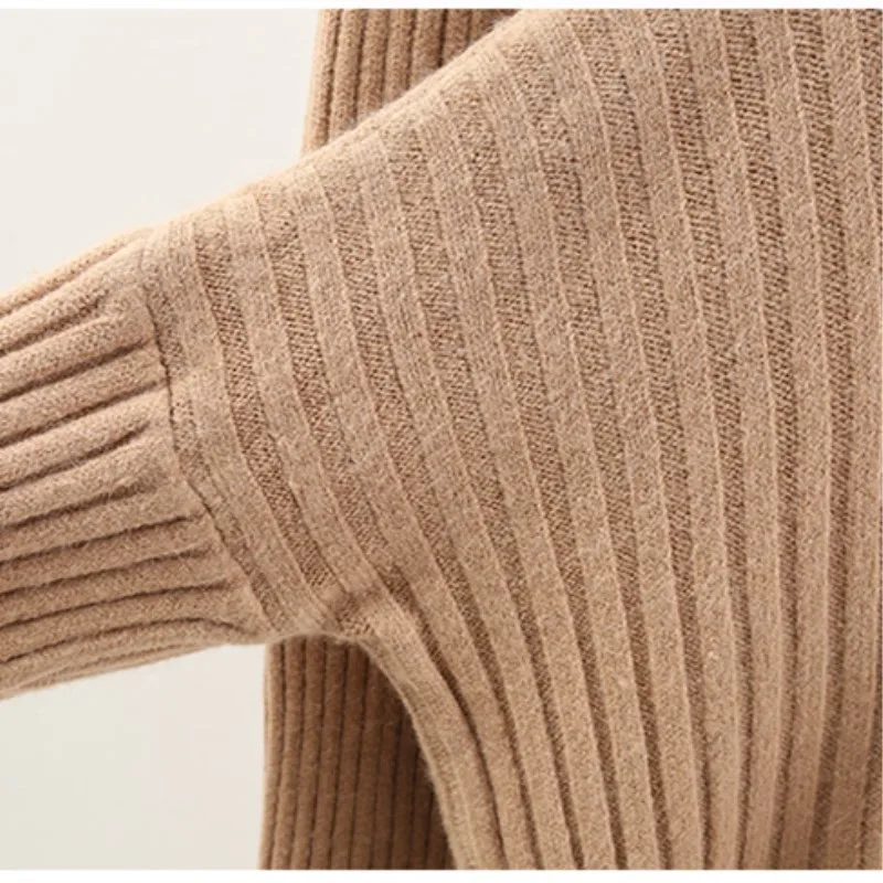 Однотонные женские зимние костюмы цвета хаки женский свитер + наборы юбок