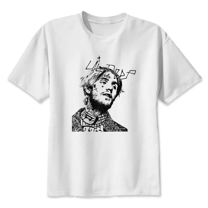 Lil peep футболки Рэппер футболка Crew модные крутые футболки лучший хип-хоп подарок для друзей Удобная хип-хоп Футболка - Цвет: 15