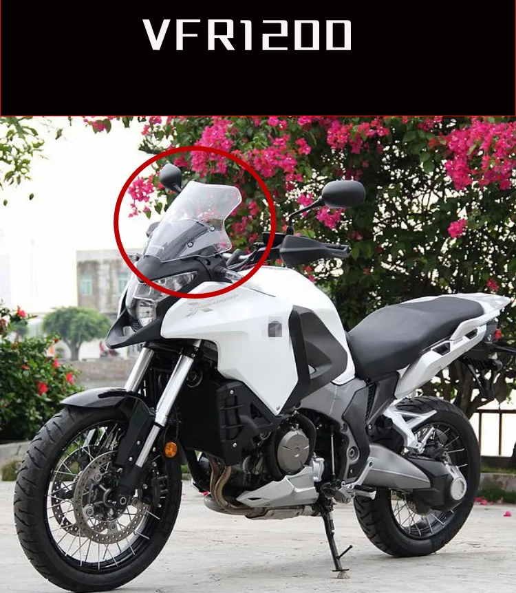 Автомобильное ветровое стекло POSSBAY для мотоцикла Honda VFR1200|Козырьки от ветра и