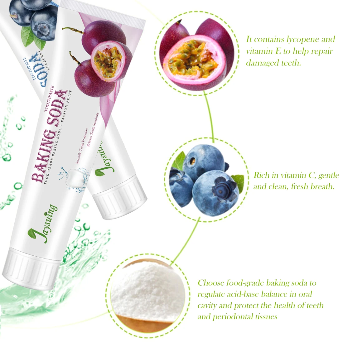 TSLM1 зубная паста отбеливающая сода гигиена полости рта инструмент для ухода за