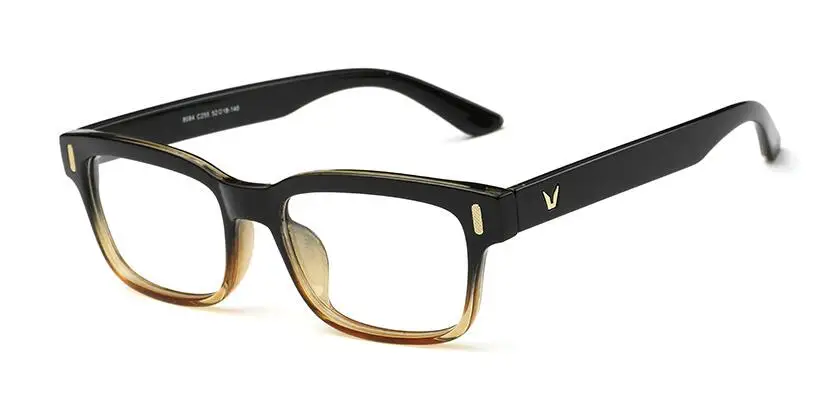 Мужские очки, оправа, квадратные очки, оправа, Простые ретро очки, ацетат, без градусов, очки, wo, мужские, s, декоративные очки, gafas - Цвет оправы: Water mill color