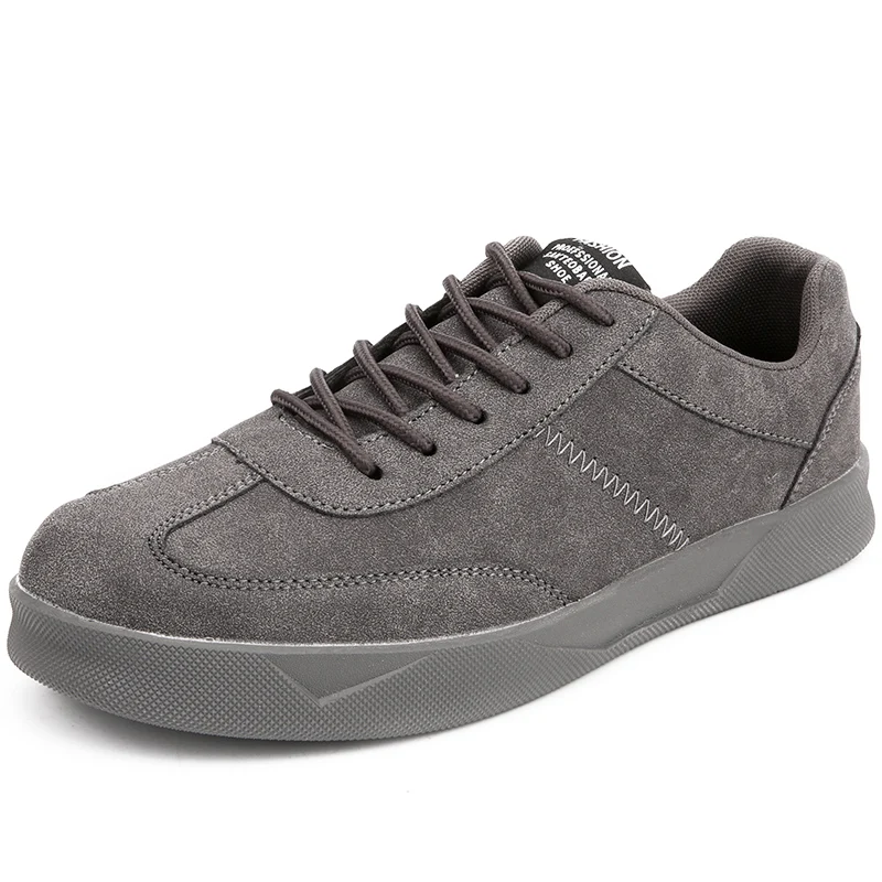 Мужская обувь повседневные кроссовки для мужчин верх из флока шнурки лёгкие