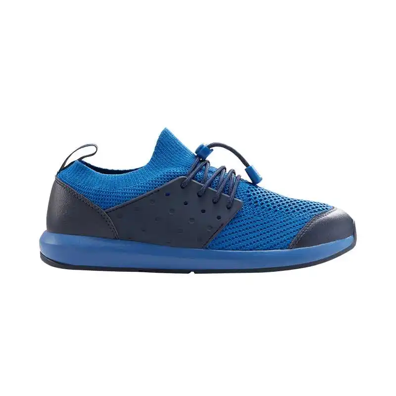 men blue Xiaomi Mijia GTS Ретро летающие кроссовки футбольная сетка ТПУ стабильная поддержка EVA амортизирующий светильник Удобная трикотажная повседневная обувь - Цвет: men blue