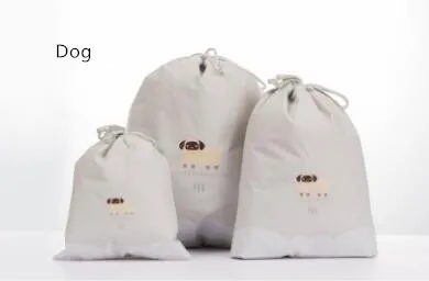 dog Аксессуары для путешествий, мужская и женская одежда, классическое портативное нижнее белье, бюстгальтер, Упаковочные сумки, багажный мешочек, 3 шт./партия - Цвет: dog