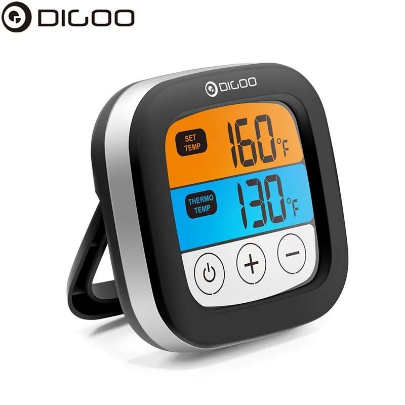 Digoo DG-FT2103 светодиодный сенсорный экран цифровой bluetooth термометр для приготовления мяса из нержавеющей стали температурный зонд для мяса барбекю