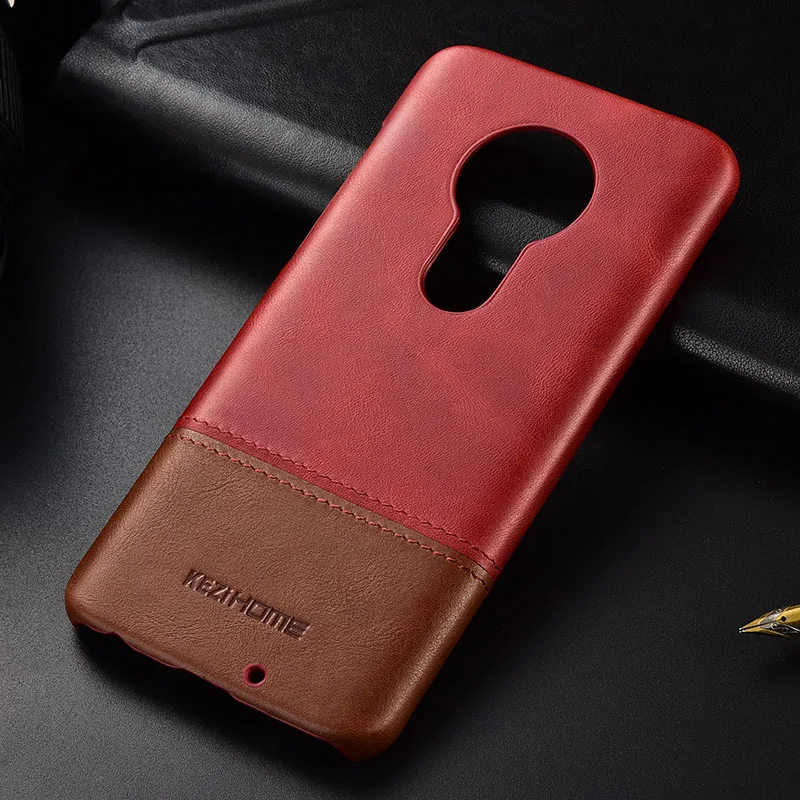 Keizhome чехол для Motorola G7 Power из натуральной кожи противоударный телефона Чехлы