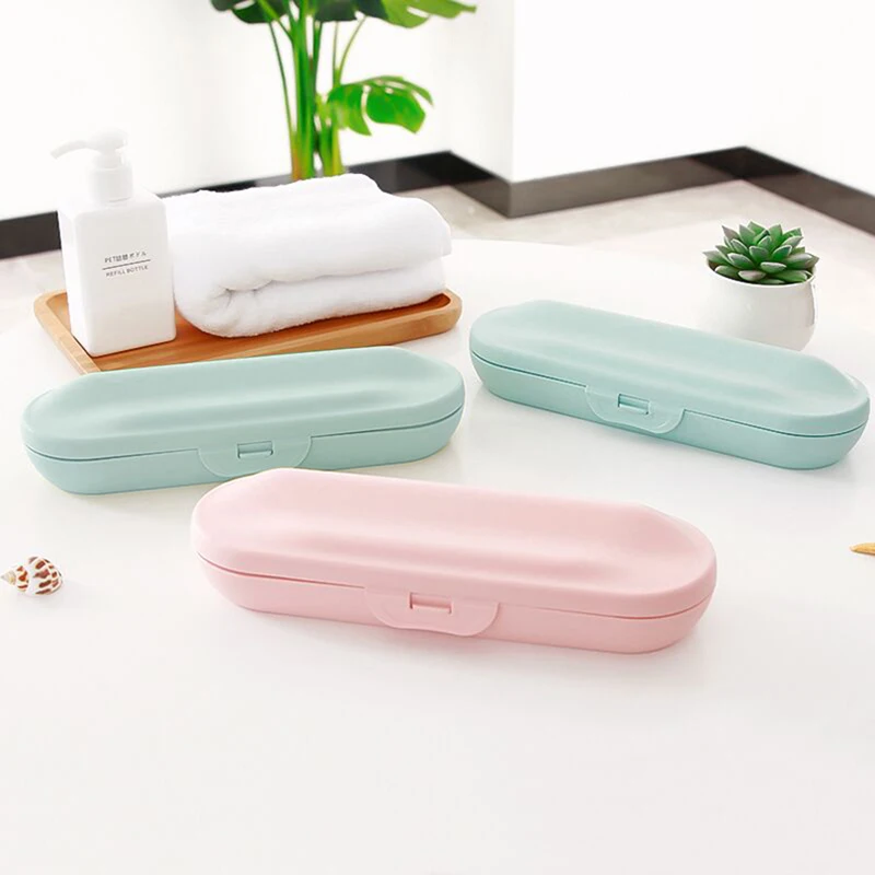 

Portable Travel Storage Box for General Electric Toothbrush Safe Plastic Anti-Dust Tooth Brush Handle Holder Case for Caming Use