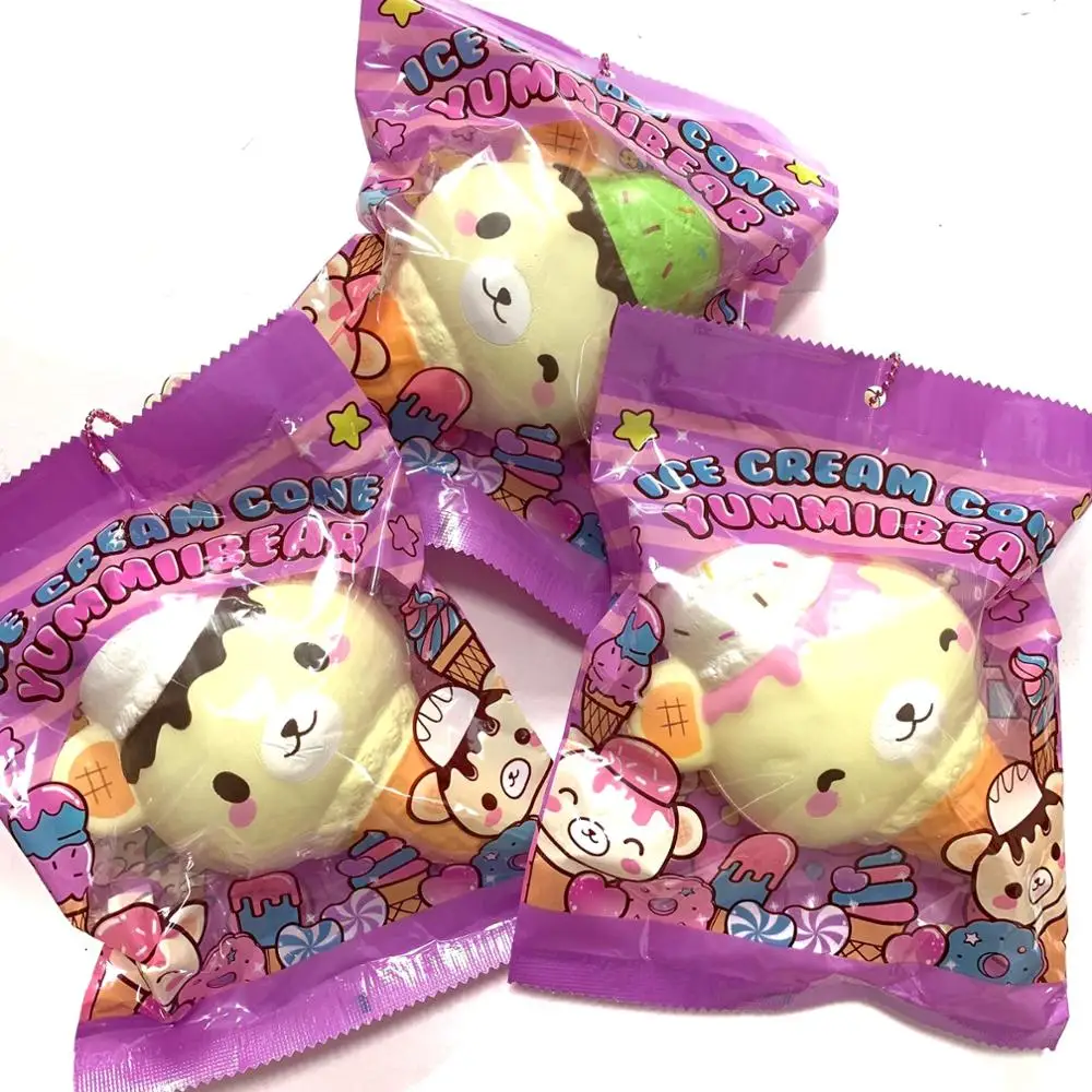 Yummiibear мороженое конус Сжимаемый медленно растет подарок игрушки | Игрушки и