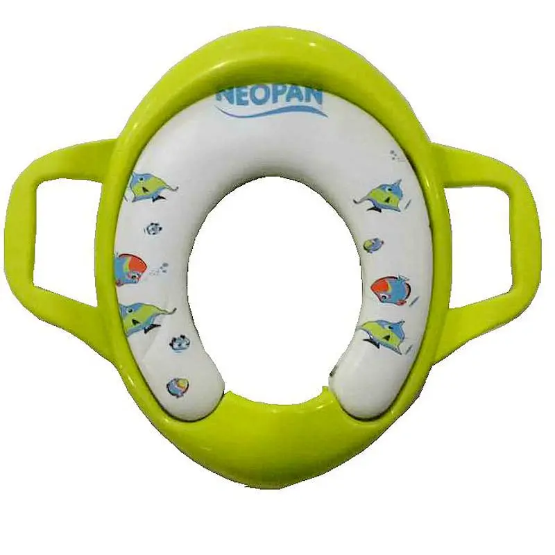 Портативное Детское сиденье для унитаза теплый мягкий кожаный горшок Подушка