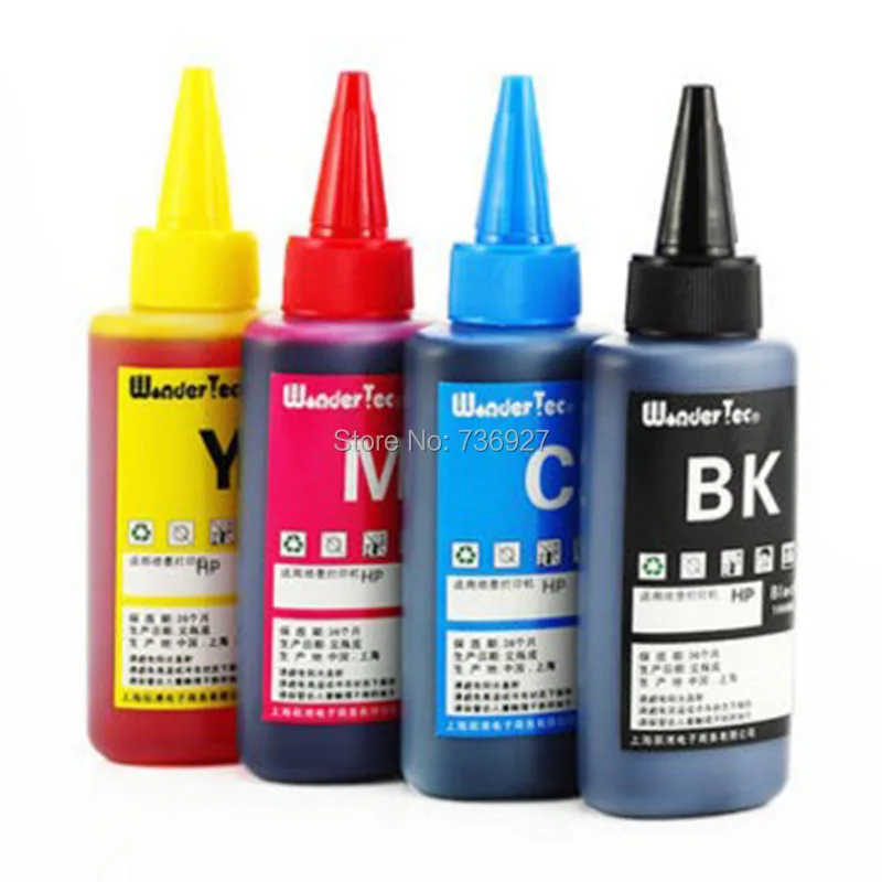 

4X 100ml Refill Dye ink for HP655 HP 655 , suit for Deskjet Ink Advantage 3525 4615 4625 5525 6520 6525 printer