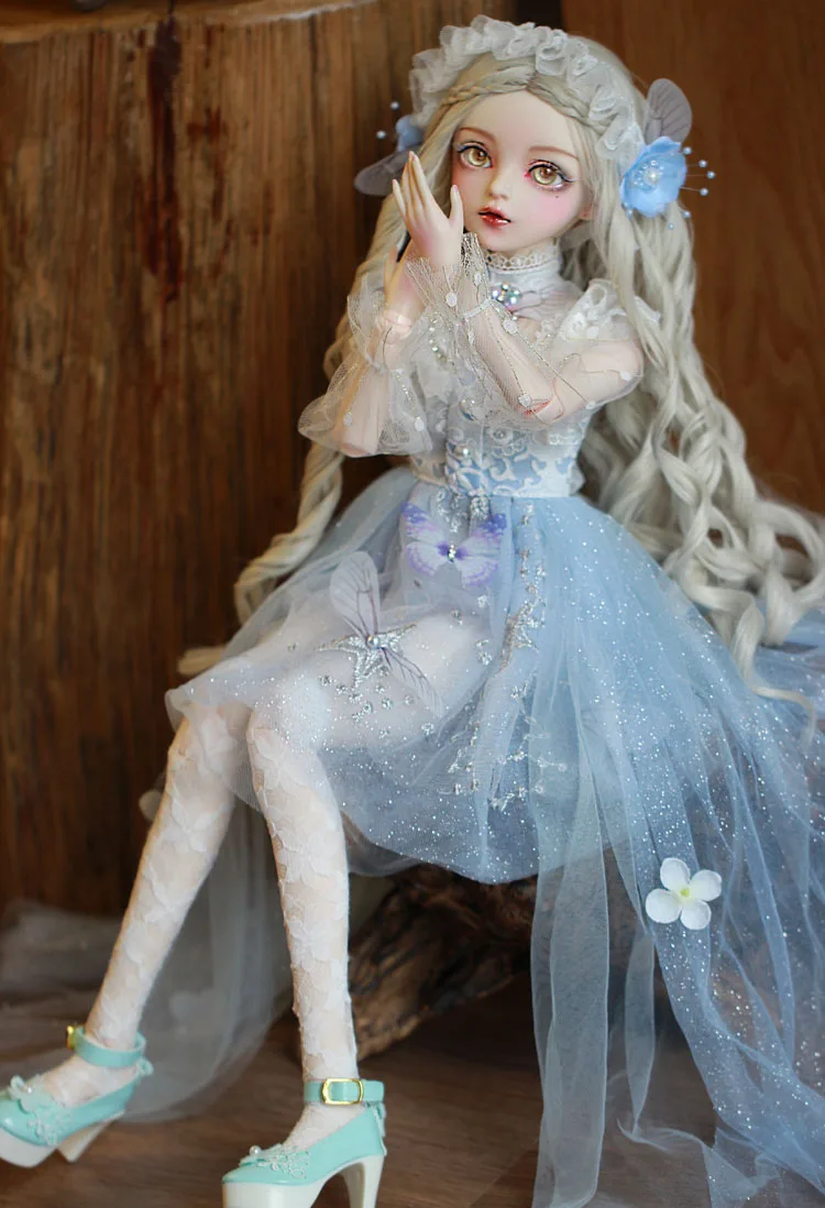 

bebe reborn bjd ball jointed Doll gifts for girl Handpainted makeup fullset Lolita/princess doll with clothes BUTTERFLY FAIRY