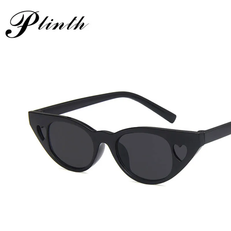 Plinth Cat Eye/детские солнцезащитные очки в винтажном стиле с маленьким сердцем для