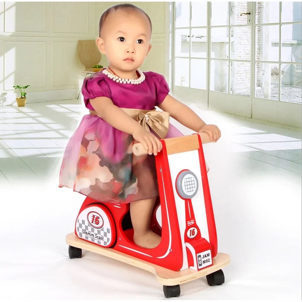 Детские ходунки из чистого дерева детские игрушки для езды на машине|baby ride|ride on