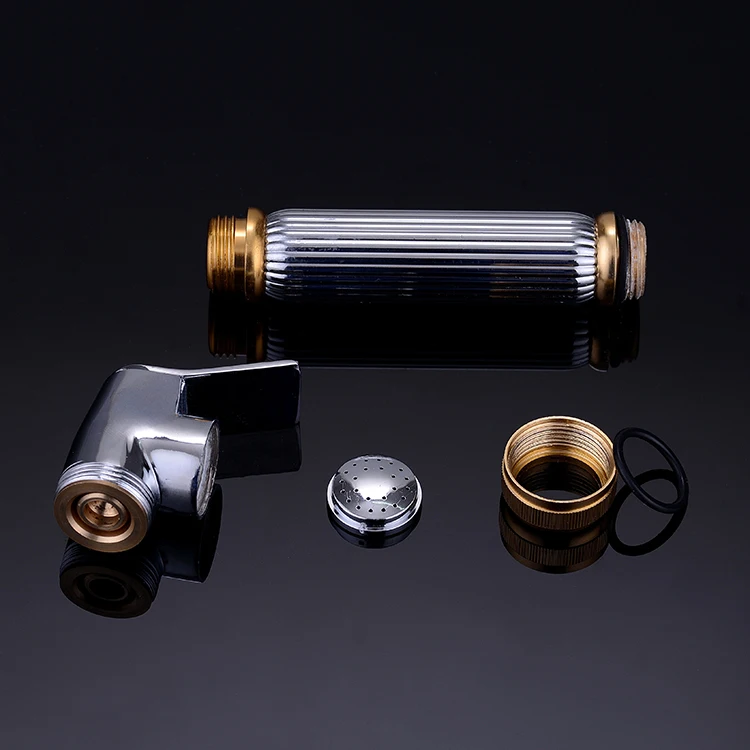 Смеситель для биде из твердой латуни ручной портативный античный дизайн