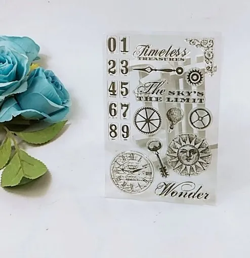 Figuers ясно штамп для Скрапбукинг прозрачной силиконовой резины сделай сам