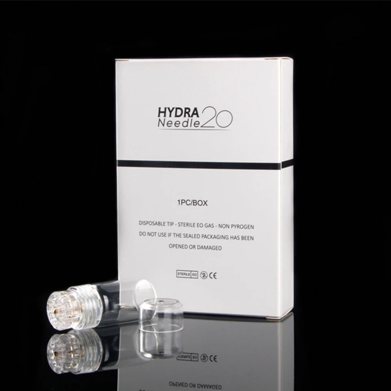 Titanium Microneedle Hydra 20 аппликатор бутылка кожный штамп безболезненная косметическая многоразовая резьба