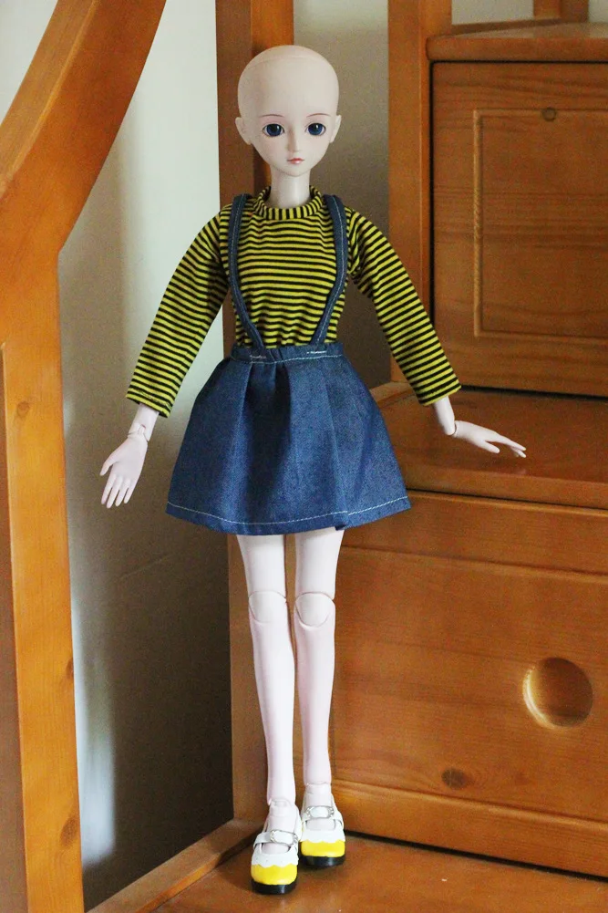Новинка, аксессуары для кукол, одежда, платье для 60 см, 1/3, BJD, кукла, одежда, игрушка, костюм, платье для игрушки BJD для девочек, случайный цвет