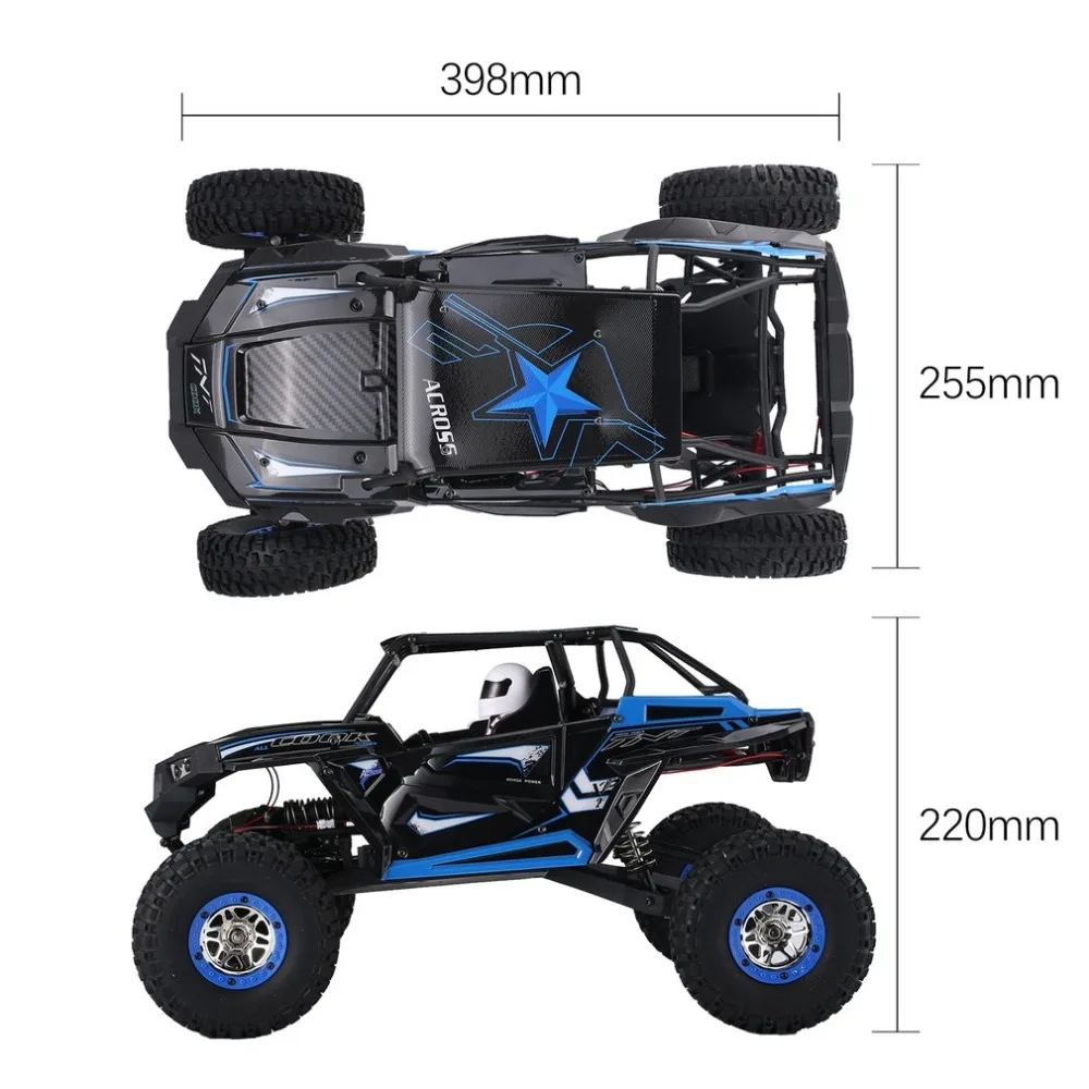Wltoys 10428-B 1/10 весы 2 4 ГГц 4WD 30 км/ч скалолазание высокая скорость RC Гусеничный