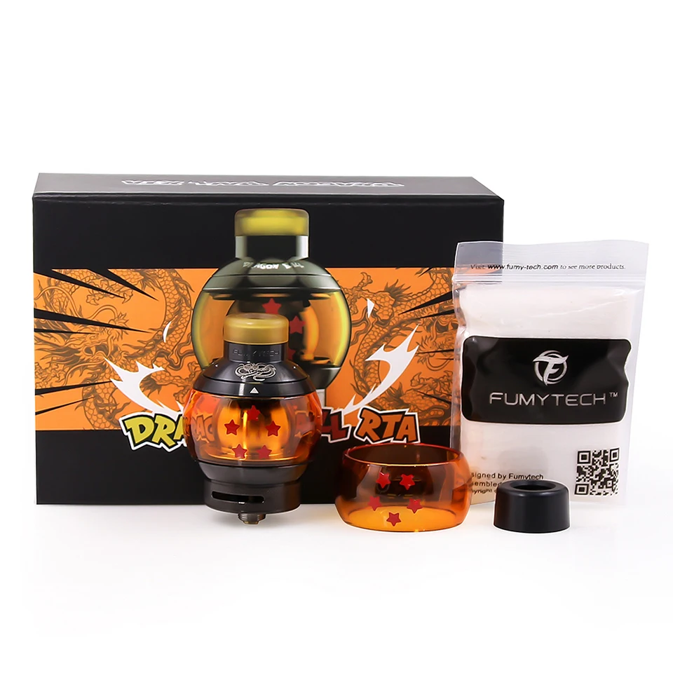 Электронная сигарета fumytech Dragon Ball RTA V2 емкость для электронной сигареты 24 мм 5 мл с