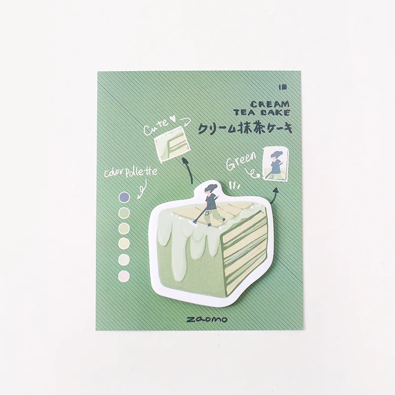 30 pack/lot Fruit Cake Bread Dessert Series Memo Pad N Times Sticky Notes Escolar Papelaria School Supply Bookmark Label - Цвет: 04