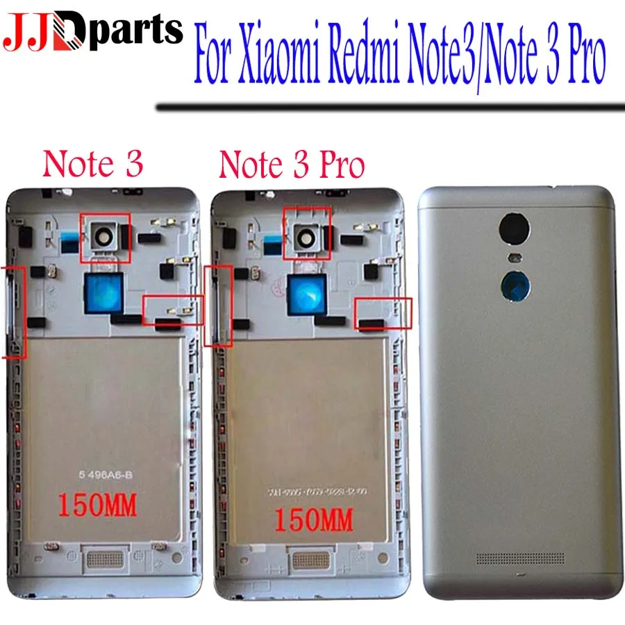 Xiaomi redmi note 3 150 мм/152 мм крышка батареи xiaomi redmi note 3 pro задняя крышка двери Корпус чехол Global/Special Edition