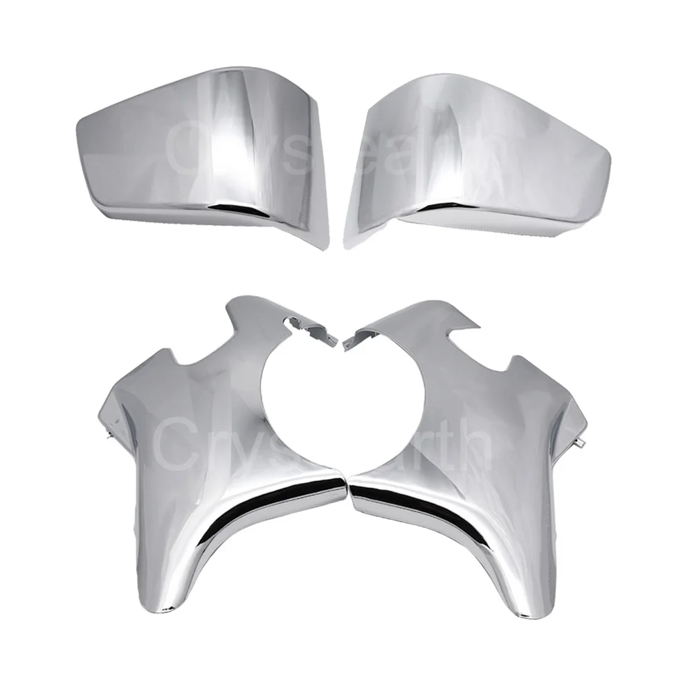 Хромированная накладка на шею для мотоциклетной рамы/боковая батарейку Honda 1997 2003