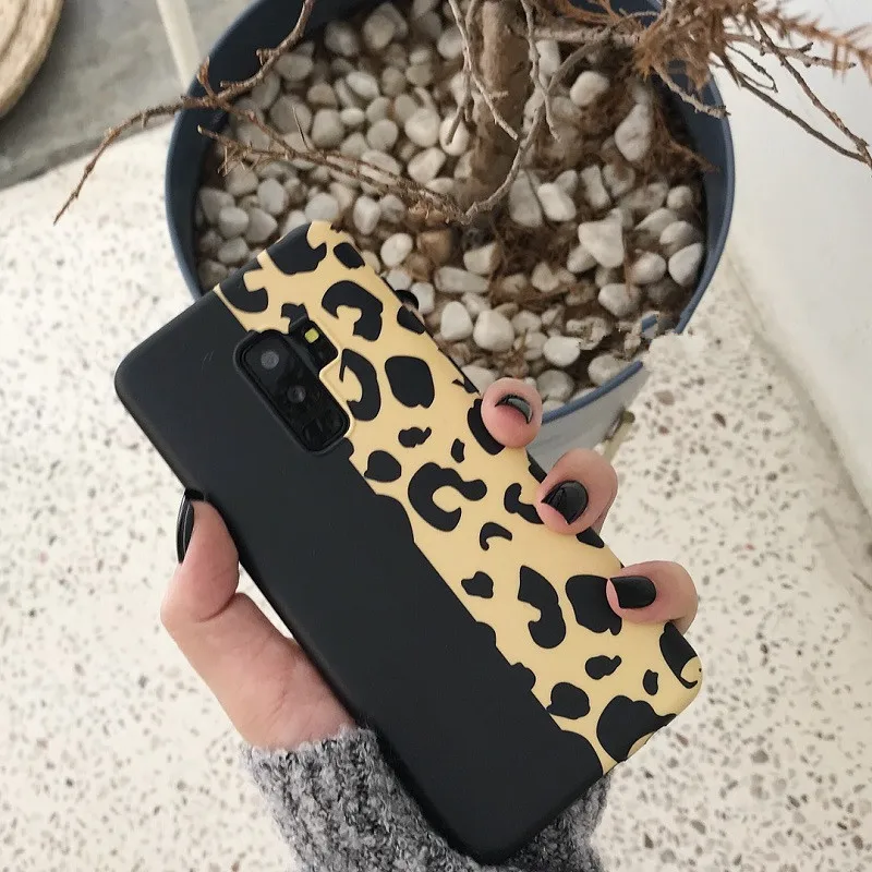 BLACK DCHZIUAN модный леопардовый чехол для телефона для samsung Galaxy Note 10 S10 S8 S9 Plus чехол для samsung Note 8 9 Мягкие Чехлы для крышки Fundas - Цвет: BLACK