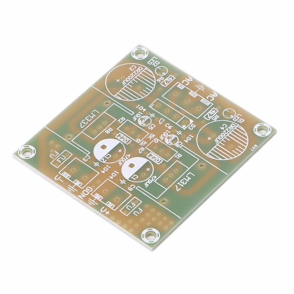 Плавленый LM317+ LM337 положительная отрицательная двойная карта адаптер питания электронные части DIY Kit Logic ICs