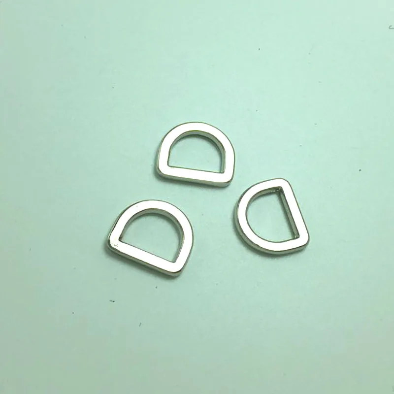 

Alloy 12mm 19mm 25mm 32mm Flat D Dee Ring for Ribbon Nylon Belt Webbing Buckles Nickel
