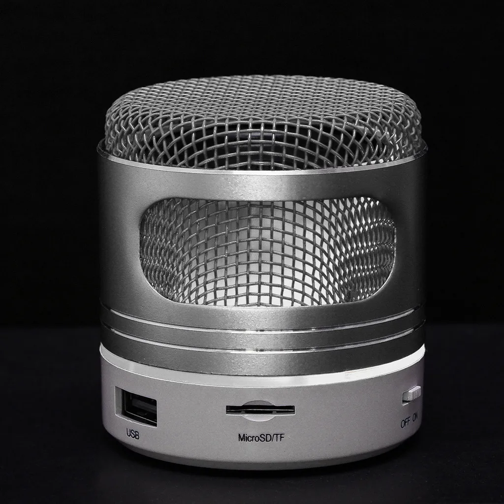 Мини Bluetooth динамик USB светодиодный беспроводной портативный музыкальный