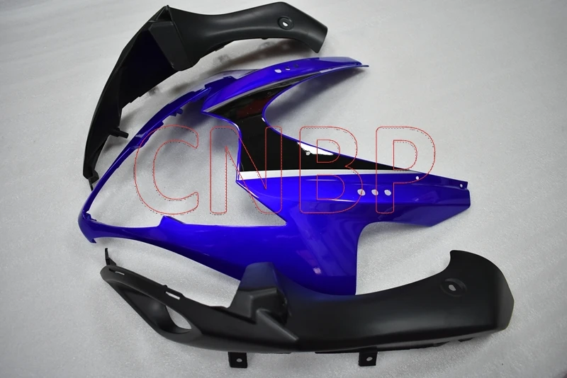 Тела Наборы GSX-R1000 2005-2006 K5 черно-голубые Обтекатели GSXR1000 05 Пластик обтекатели GSXR 1000 2005 без краски