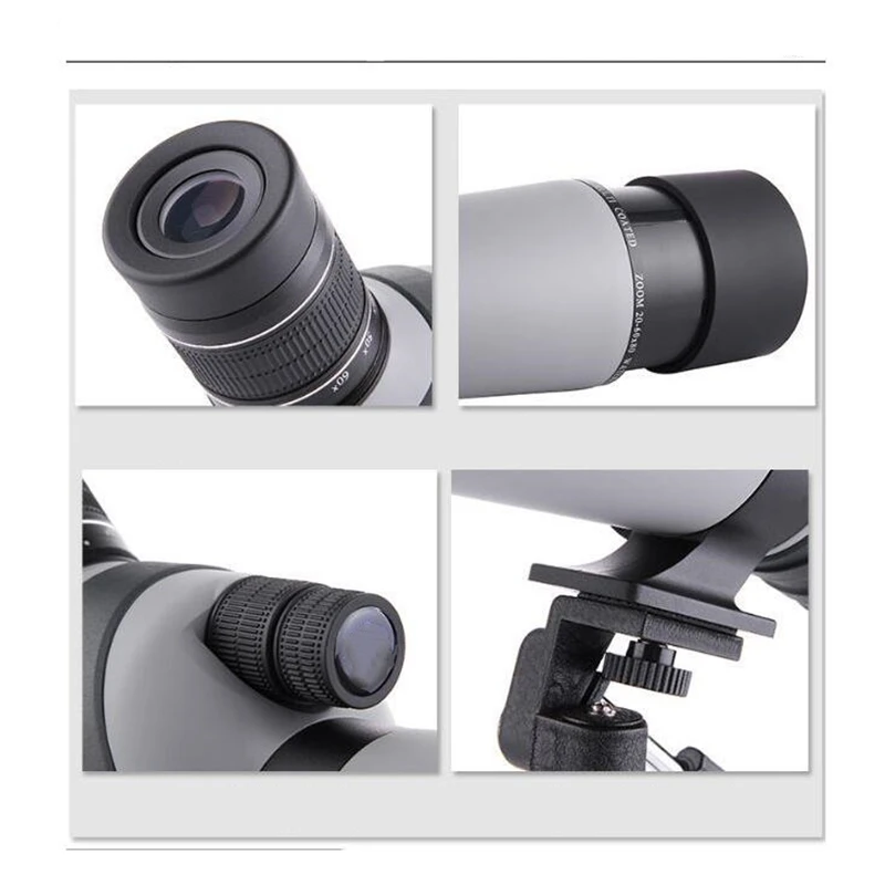 FIRECLUB 20-60x80 Professional Bird Watching Telescope With Tripod Monocular HD Viewing Observation Telescope Spotting Scope