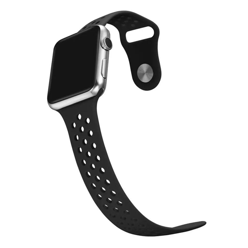 Силиконовый спортивный браслет для Apple Watch iWatch Series 1 2 3 Nike+.