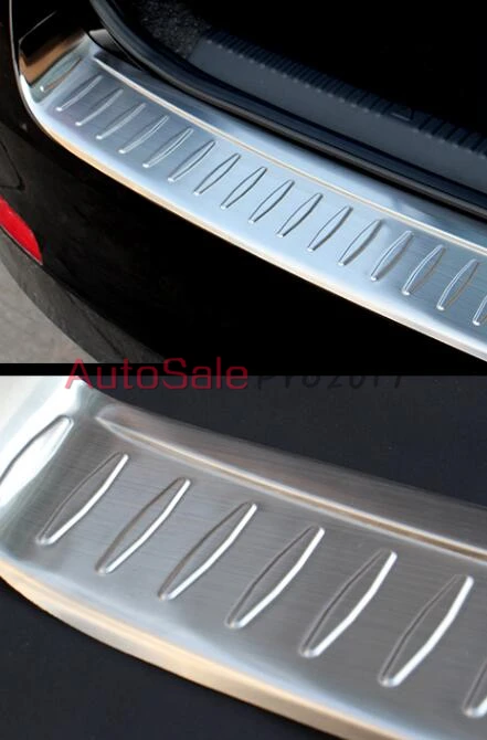 Автомобильный Стайлинг внешний задний бампер из нержавеющей стали защитная