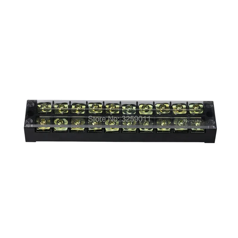 10PCS TB-2510 TB25A10P Suyep 10 Positions Dual Rows 600V 25A Wire Barrier Block Terminal Strip copper | Обустройство дома