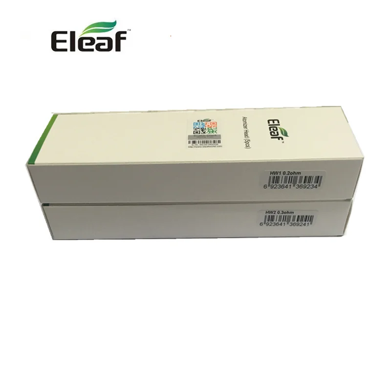 Оригинальные катушки Eleaf HW HW1 50 шт./лот одна SS316L 0 2 Ом/HW2 двойной цилиндр 3 Ом головка