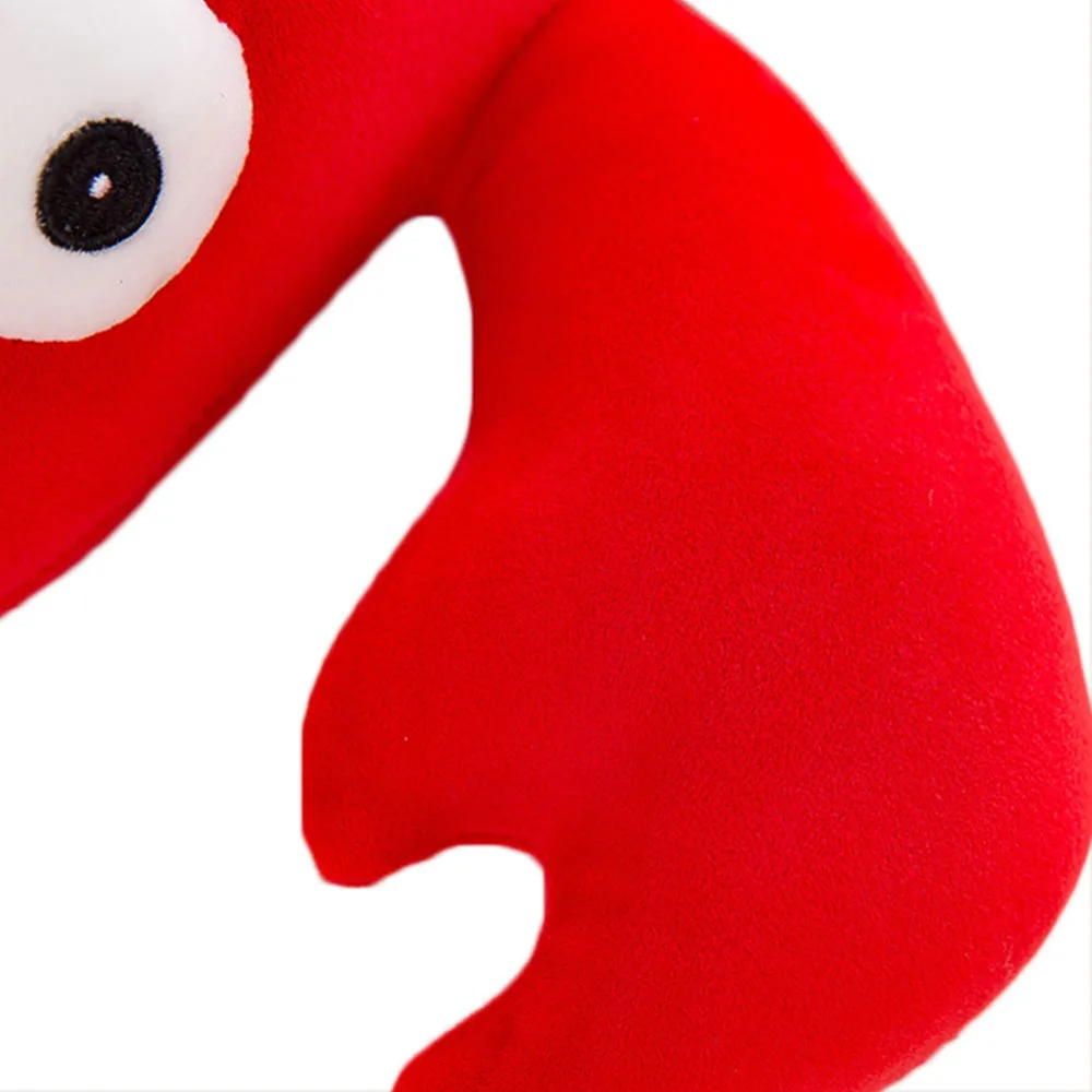 

Red Lobster Shrimp Pillow Sea Animal Lovely Pillow Plush Toy Fancy Party Christmas Carnival Pillow plush Toy gift