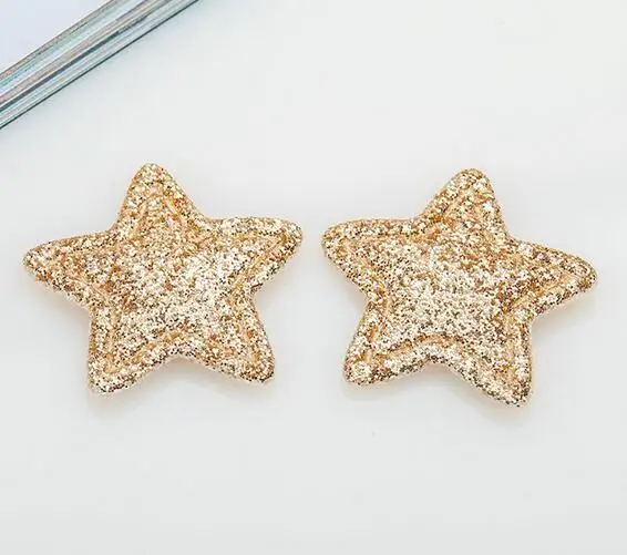Оптовая Продажа Лот Розовый золотого серебряного цвета Star патч голова девушка
