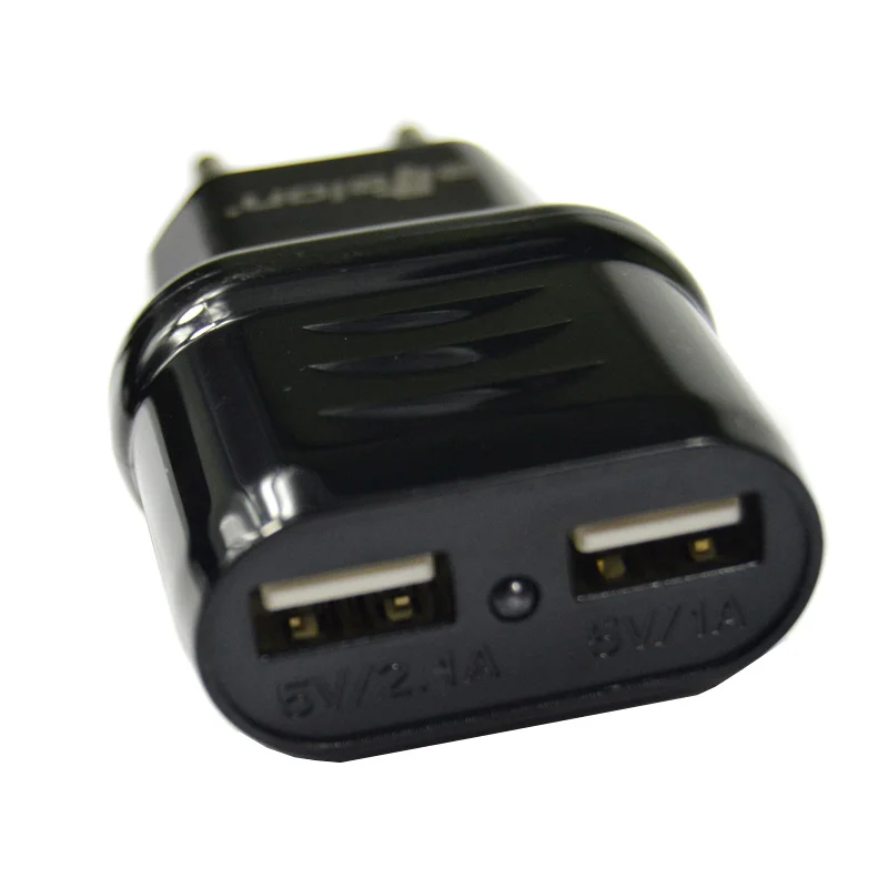 Effelon 2 порта свет ЕС Подключите USB Зарядное устройство 5 В 2A мобильного телефона