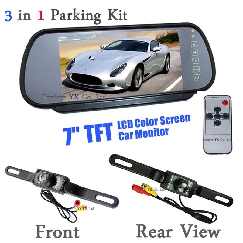 Парктроник 800*480 с высоким разрешением 7-дюймовый автомобильный монитор экран