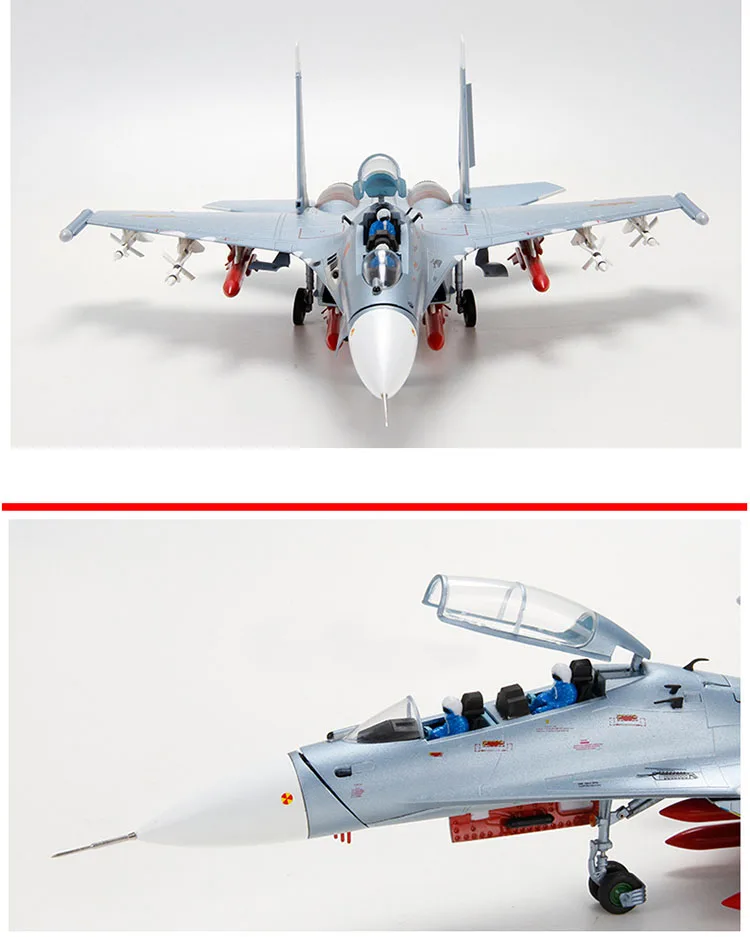 Оригинальная коробка 1/48 масштаб Россия Su-30 истребитель серый большой бомбардировщик литой металлический самолет модель игрушка для мальчика Подарочная Коллекция