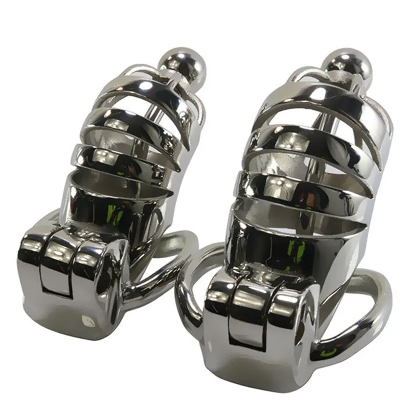 

Stainless Steel Male Chastity Device with Catheters CB6000 CB6000S Chastity Cage Hollow Penis Sleeve Lock Cage for Men G7-1-227