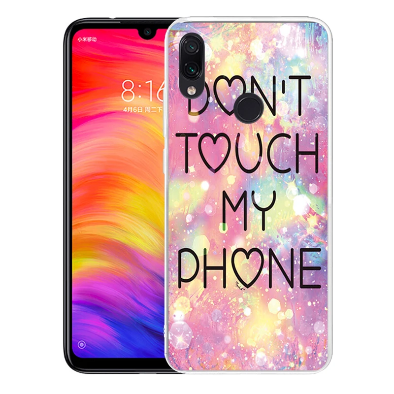 Оптовая продажа на заказ не трогайте мой телефон напечатанный мягкий прозрачный