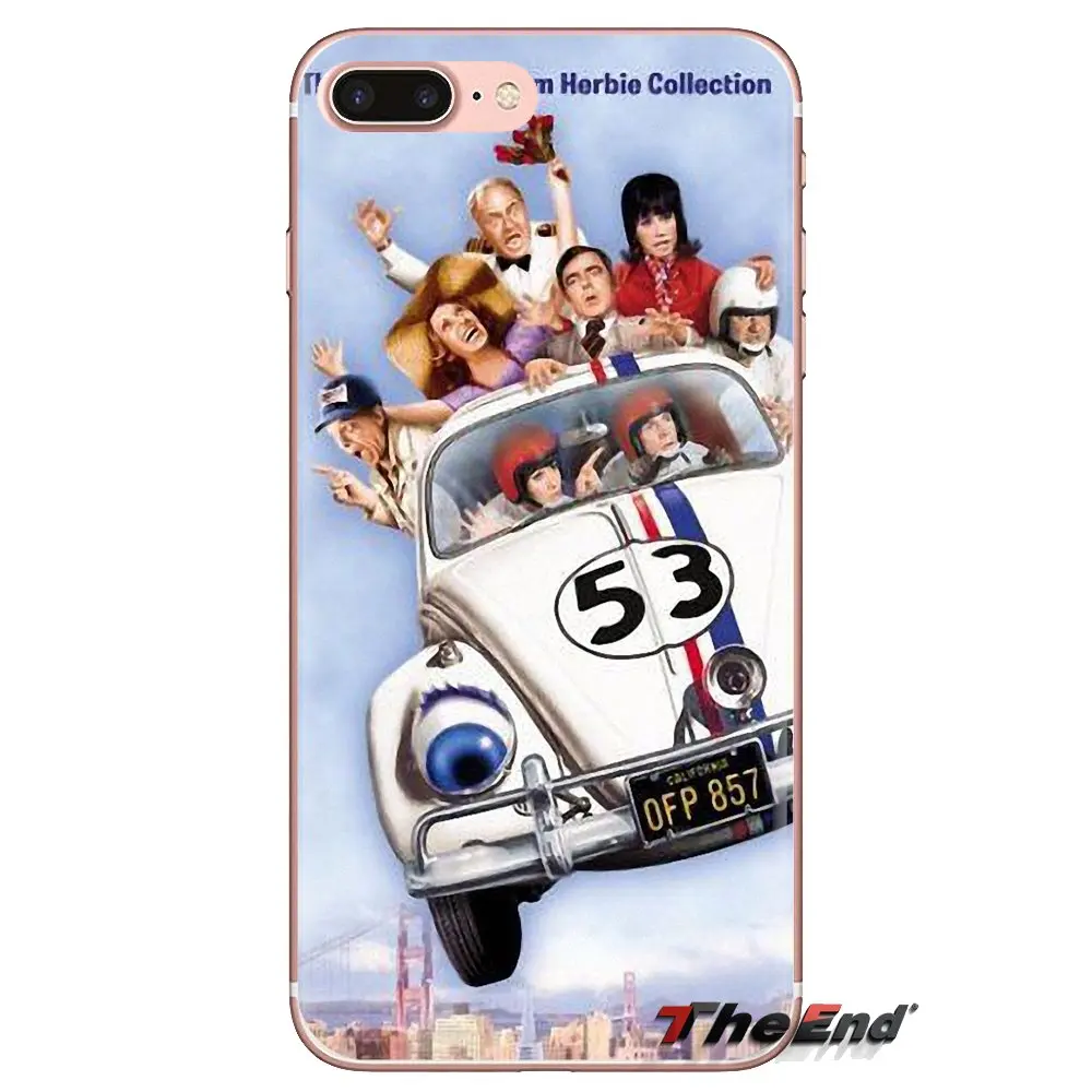 For Huawei Mate Honor 4C 5C 5X 6X 7 7A 7C 8 9 10 8C 8X 20 Lite Pro Transparent Soft Shell Covers Herbie 53 VW bug beetle |