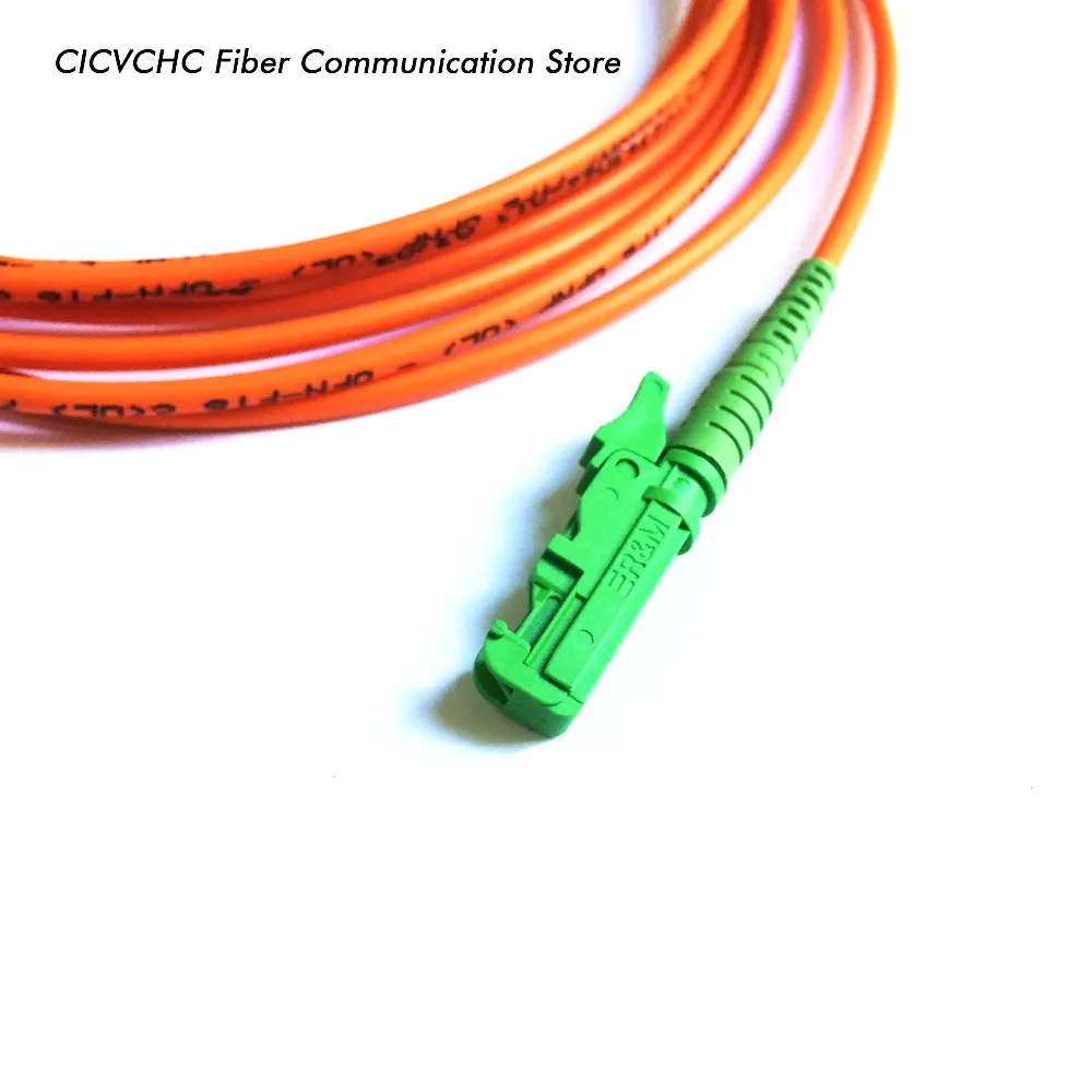 10pcs LSH(E2000)/APC-FC/APC -MM(50/125) OM2, OM3, OM4-2m, 4m-3.0mm Cable / Jumper